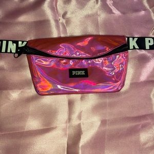 Pink Holographic Victoria’s Secret Fannypack